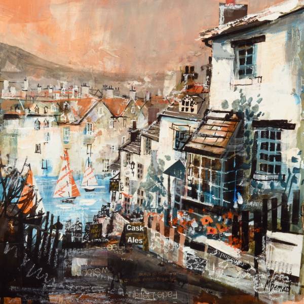 - Mixed Media on Board, Painting by Mike Bernard, measuring 31 x 31 cm (H x W) framed at 51 x 51 cm £950